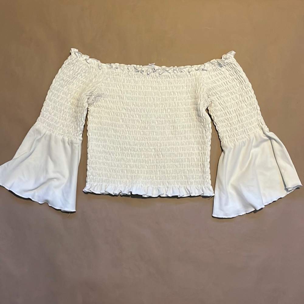 JACK by BB Dakota Off the shoulder white top